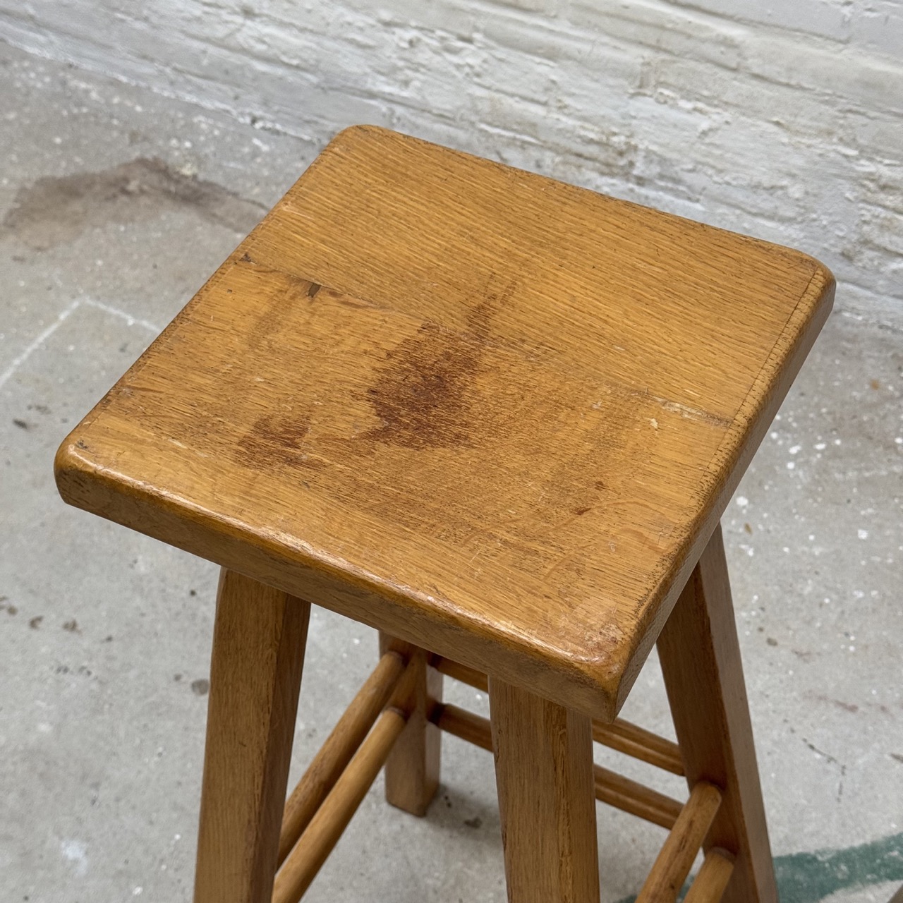 Vintage Barstools Oak